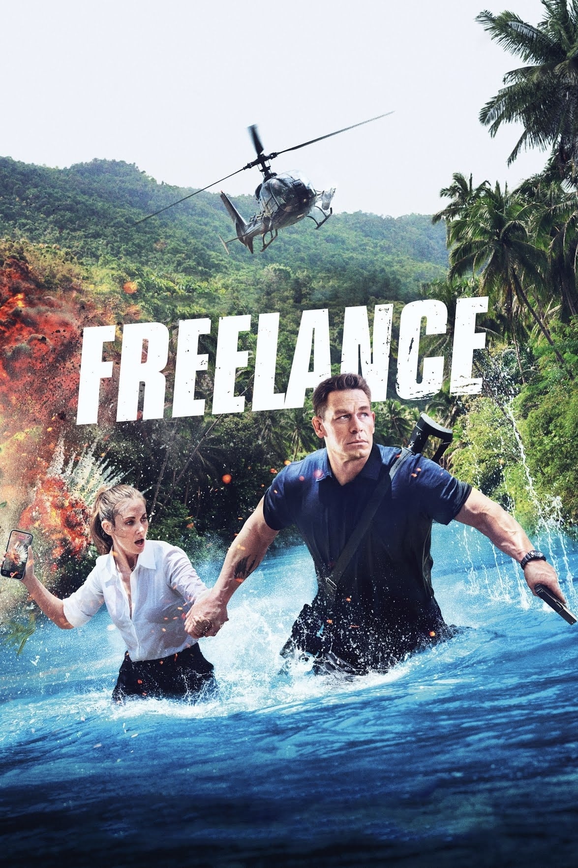 Freelance Hindi Dubbed Movie Poster (2023)